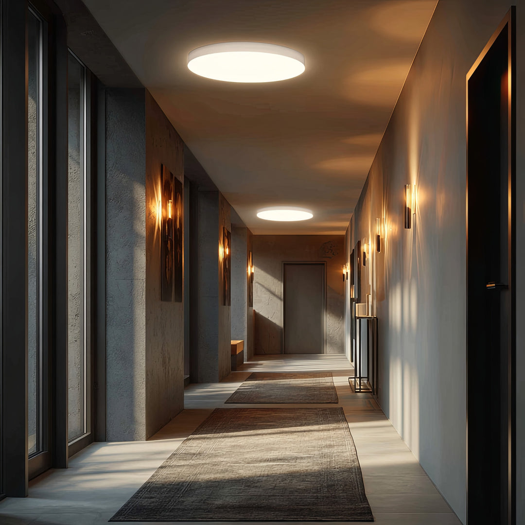 Maclean LED-Sensor-Deckenleuchte, Mikrowellensensor 5,8GHz, 4000K, 12W, 950lm, IP44, MCE347