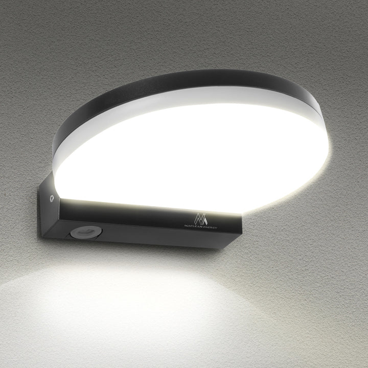 Lampe LED Maclean, grise, 15W, IP65, 1300lm, blanc neutre (4000K) MCE346 GR