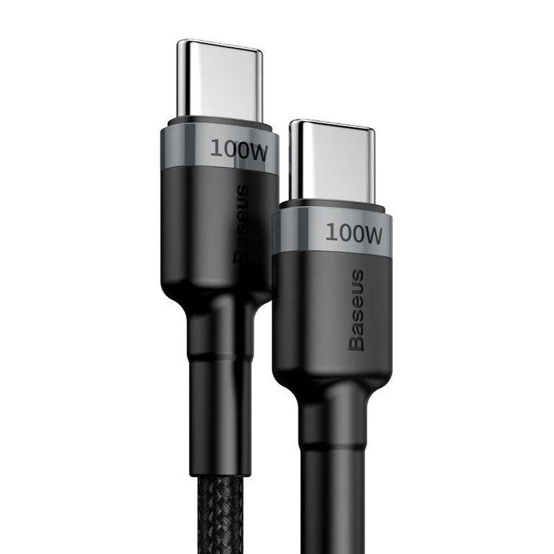 Cable USB-C PD 2.0 200cm Baseus Cafule CATKLF-ALG1 Quick Charge 3.0 5A con soporte de carga rápida de 100W