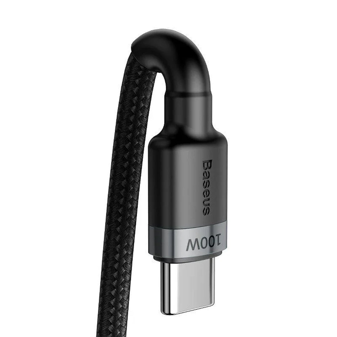 Cable USB-C PD 2.0 200cm Baseus Cafule CATKLF-ALG1 Quick Charge 3.0 5A con soporte de carga rápida de 100W