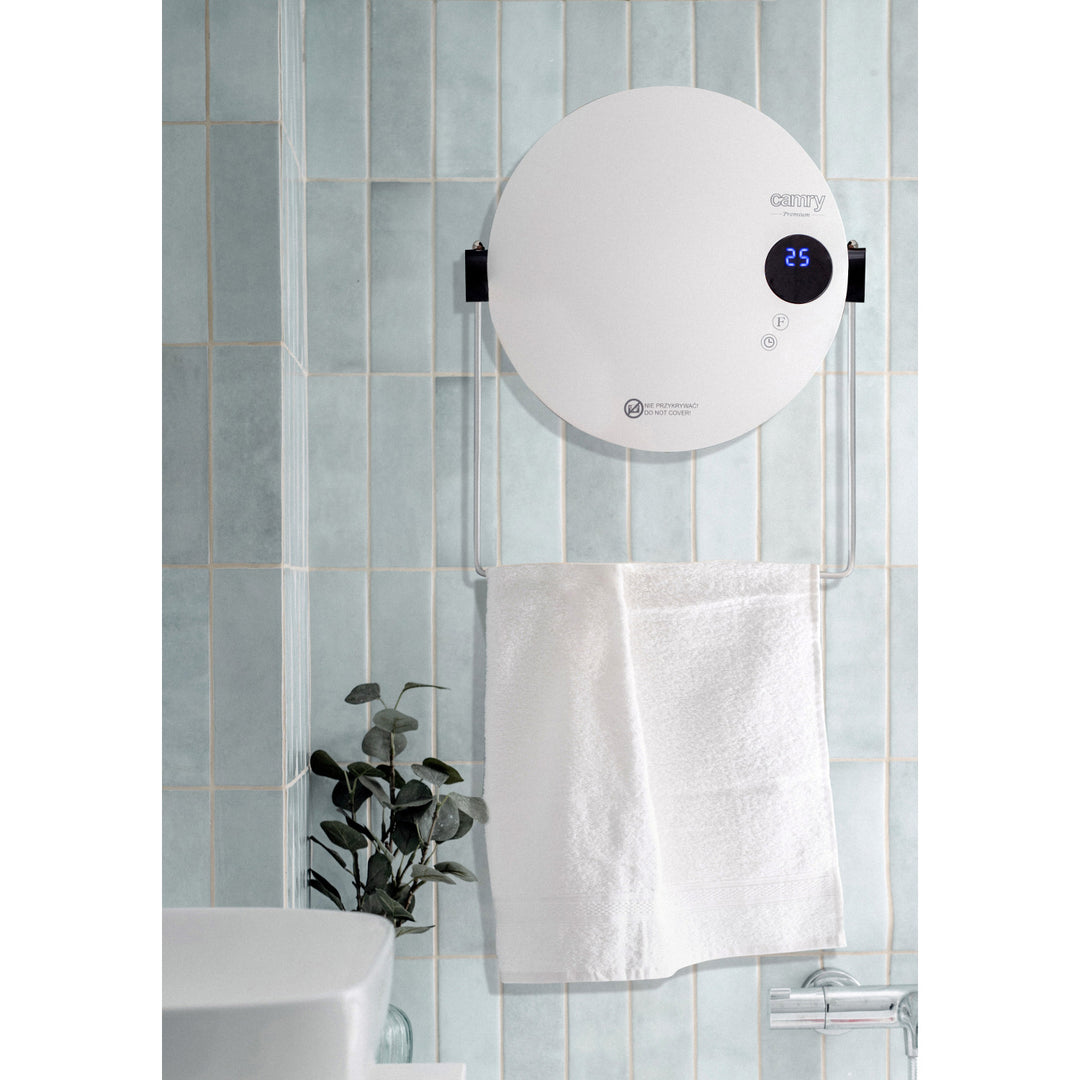 Camry bathroom heater, power 2000W, 2 heating levels, LCD display, remote control, CR 7747
