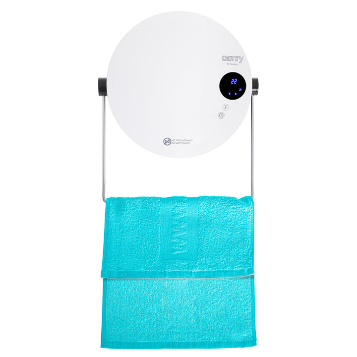 Camry bathroom heater, power 2000W, 2 heating levels, LCD display, remote control, CR 7747