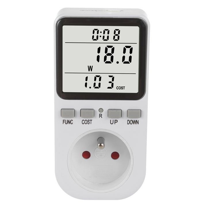 GreenBlue GB364 E Energiemeter Wattmeter Stroomverbruikmeter Directe kostenberekening Voor verschillende apparaten