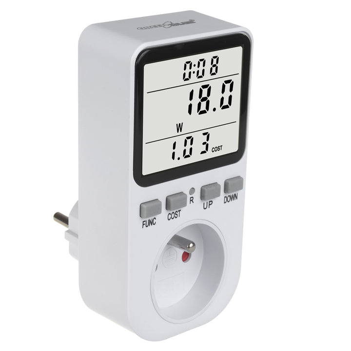 GreenBlue GB364 E Energiemeter Wattmeter Stroomverbruikmeter Directe kostenberekening Voor verschillende apparaten