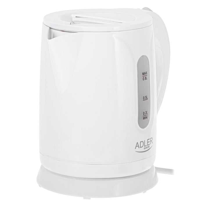 Adler cordless electric kettle, capacity 0.8L, power 850W, AD1371