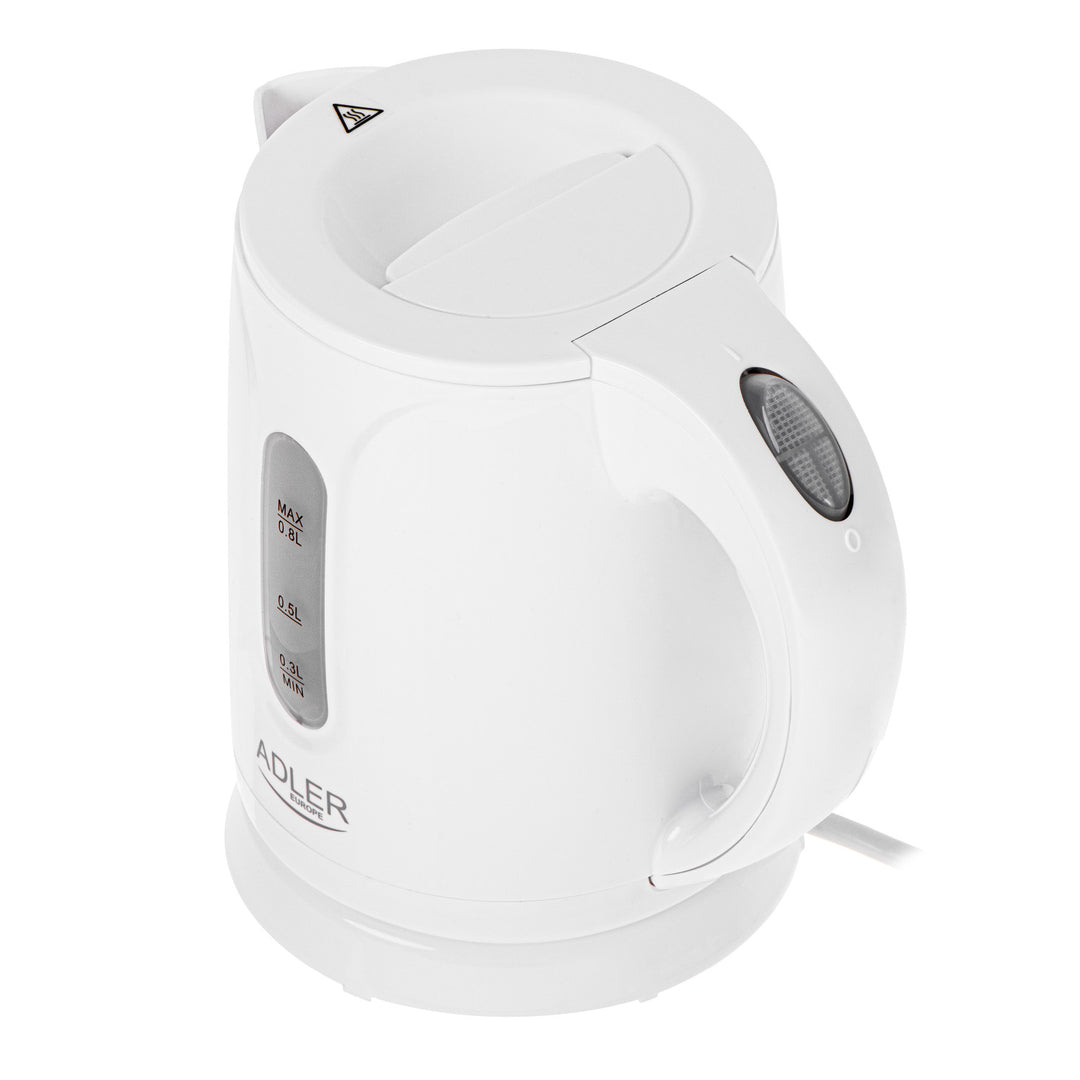 Adler cordless electric kettle, capacity 0.8L, power 850W, AD1371