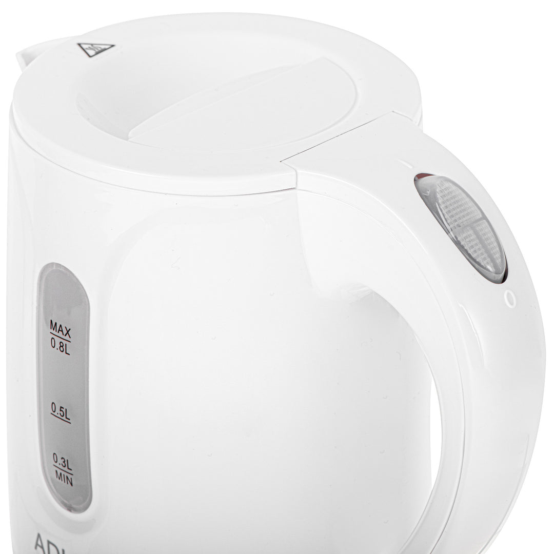 Adler cordless electric kettle, capacity 0.8L, power 850W, AD1371