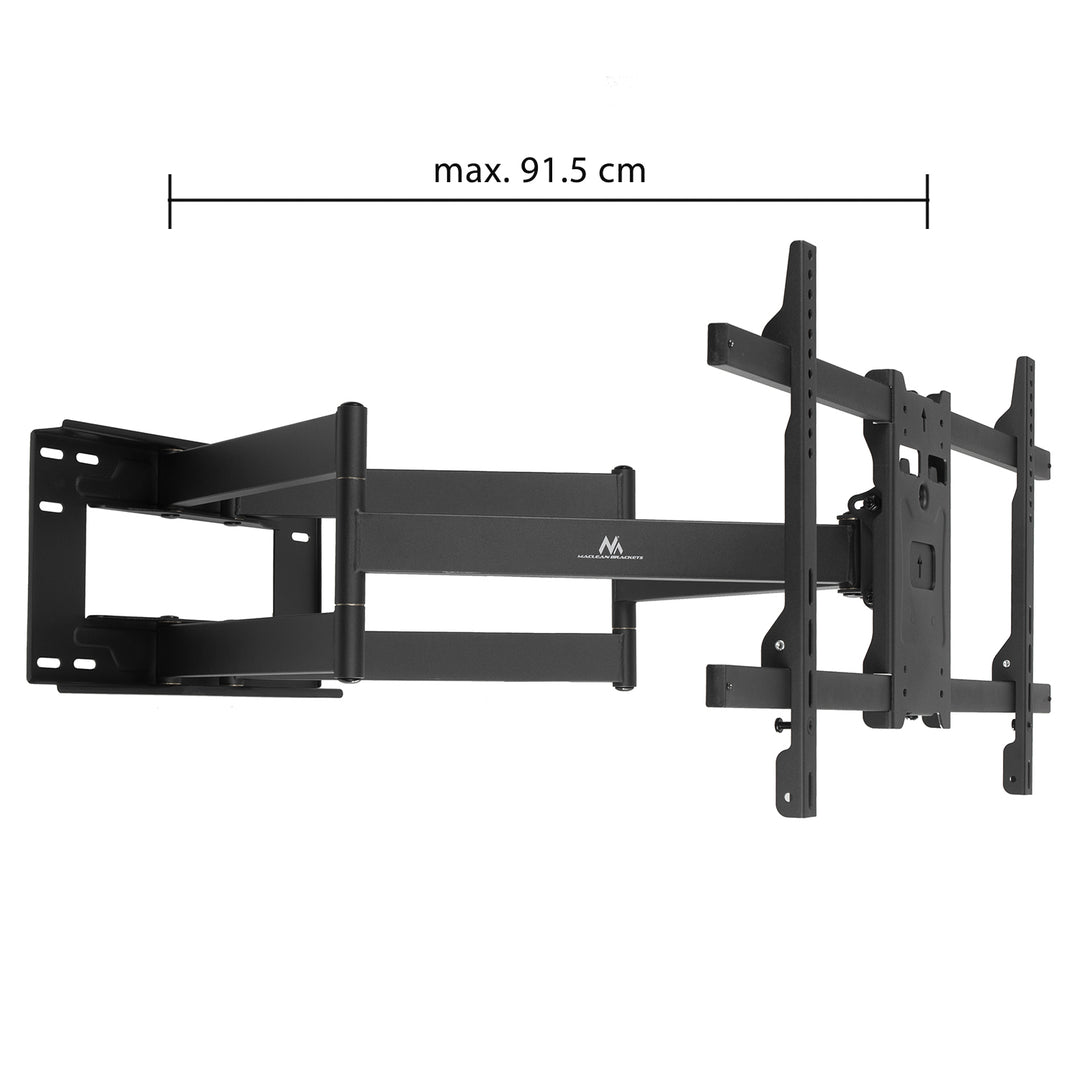 Maclean TV-Halterung, max VESA 800x400, 37-85", 55kg, langer Arm 915mm, MC-986