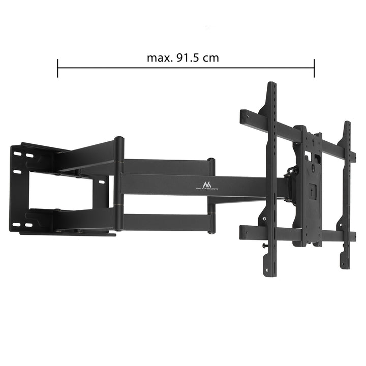 Maclean TV steun, max VESA 800x400, 37-85", 55kg, lange arm 915mm, MC-986