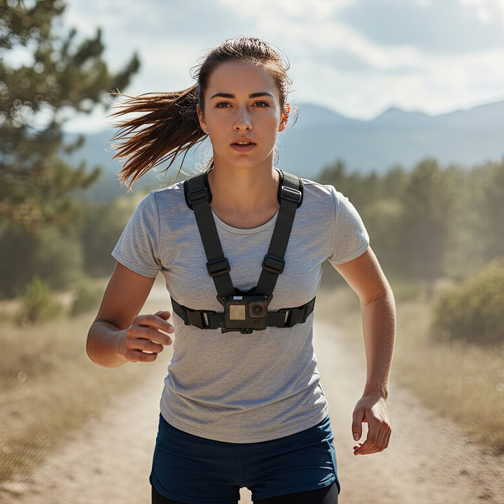 Maclean telephone sports harness, universal, for phone, camera, GoPro, and other cameras, swivel mount, MC-294