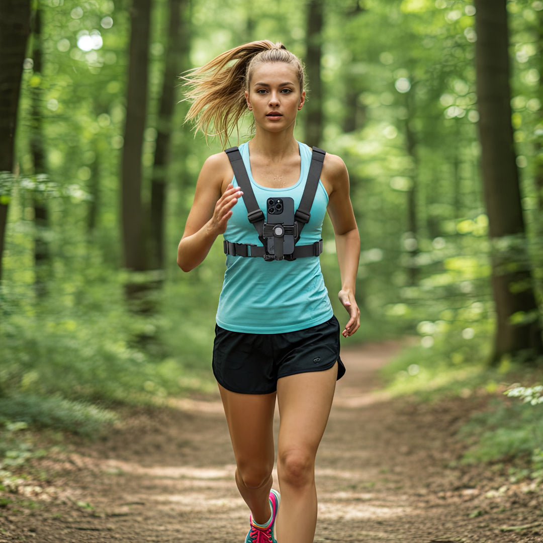 Maclean telephone sports harness, universal, for phone, camera, GoPro, and other cameras, swivel mount, MC-294