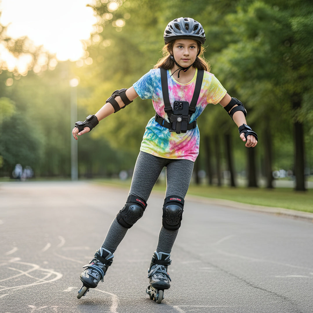 Maclean telephone sports harness, universal, for phone, camera, GoPro, and other cameras, swivel mount, MC-294