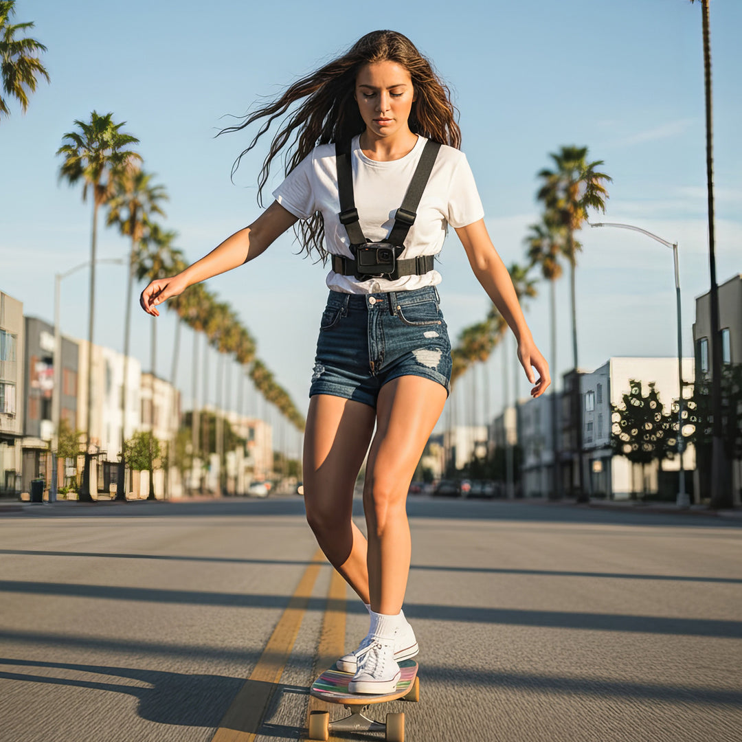 Maclean telephone sports harness, universal, for phone, camera, GoPro, and other cameras, swivel mount, MC-294