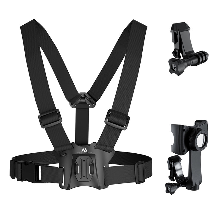 Maclean telephone sports harness, universal, for phone, camera, GoPro, and other cameras, swivel mount, MC-294