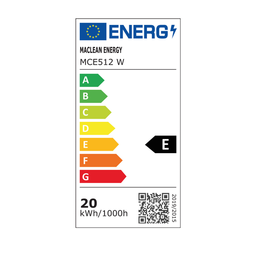 Maclean 20W IP65 2000lm 4000K white LED lamp with motion sensor