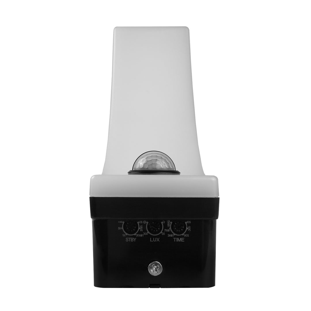 Maclean 20W lampe LED à détecteur de mouvement IP65 2000lm noir 4000K