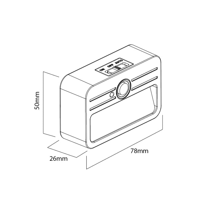 Maclean LED Treppenlicht, mit Bewegungssensor, Temp. 4000K, 4 LEDs, Reichweite 3-4m, MCE363