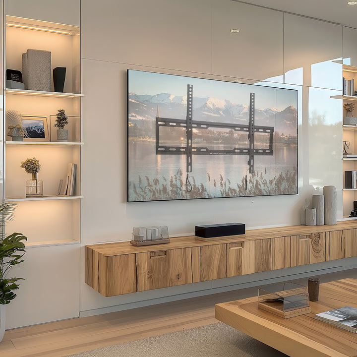 Maclean TV-Halterung, max VESA 600x400, 32-80", 45kg, Neigungsverstellung +0°~-10°, MC-413