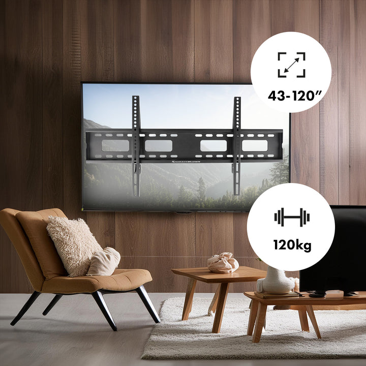 Maclean  MC-420 Support mural pour TV  43-120" 120kg max VESA 800x400