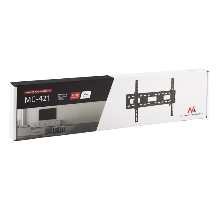 Maclean MC-421 Support TVmural  max VESA 600x400, 32-90" 80kg réglage de l'inclinaison +15°~-15°