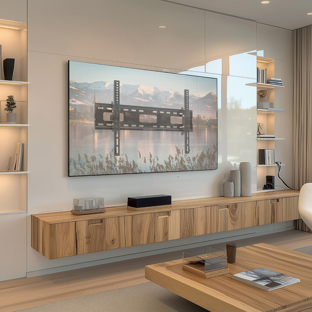 Maclean TV-Halterung, max VESA 600x400, 32-90", 80kg, Neigungsverstellung +15°~-15°, MC-421