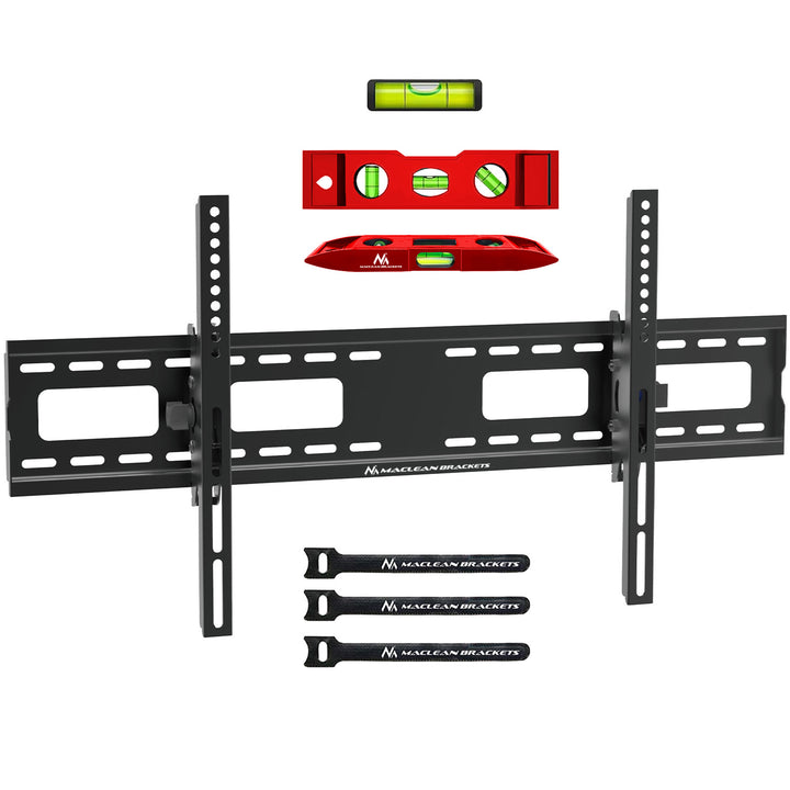 Maclean MC-422 Soporte de TV, Soporte de Pared para Pantallas de 43-100", VESA máx. 800x400, Carga máx. 120kg, Ajuste de Inclinación +15°~-15°