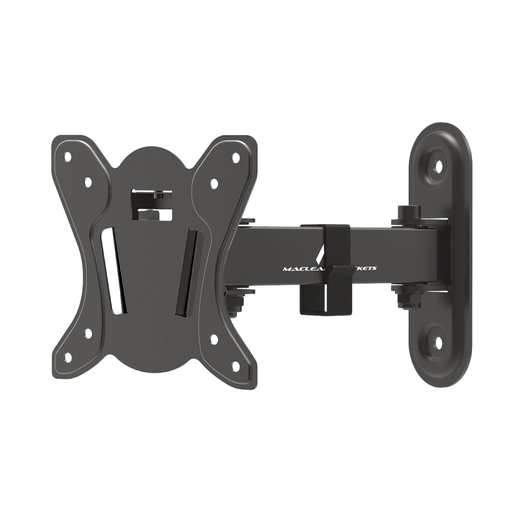 Maclean MC-416 Soporte para TV o Monitor, Soporte de Pared para Pantallas de 13-32", máx. VESA 100x100, Carga máx. 30kg, Color Negro