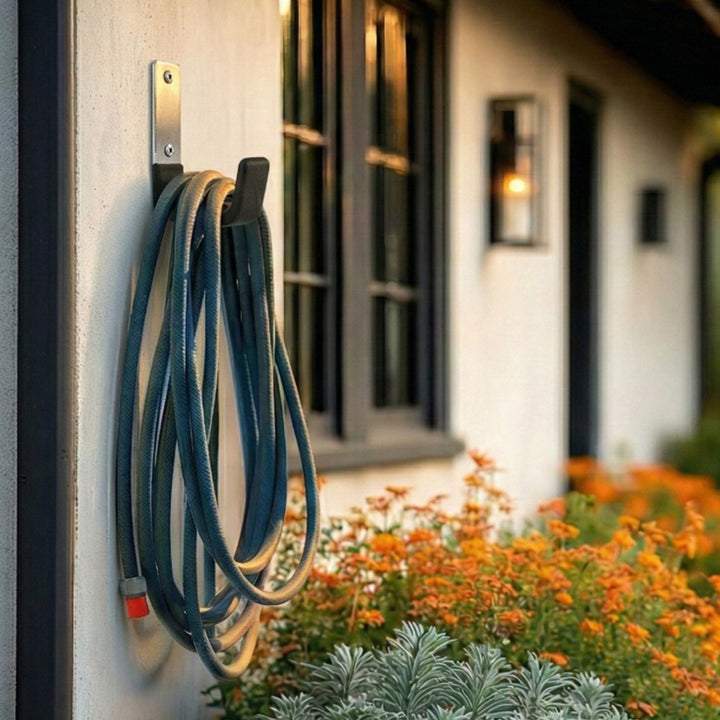 Maclean MC-435 Gancho Soporte de Pared para Neumáticos, Ruedas, Escalera, Bicicleta, Material Aacero, Carga máx. 15kg