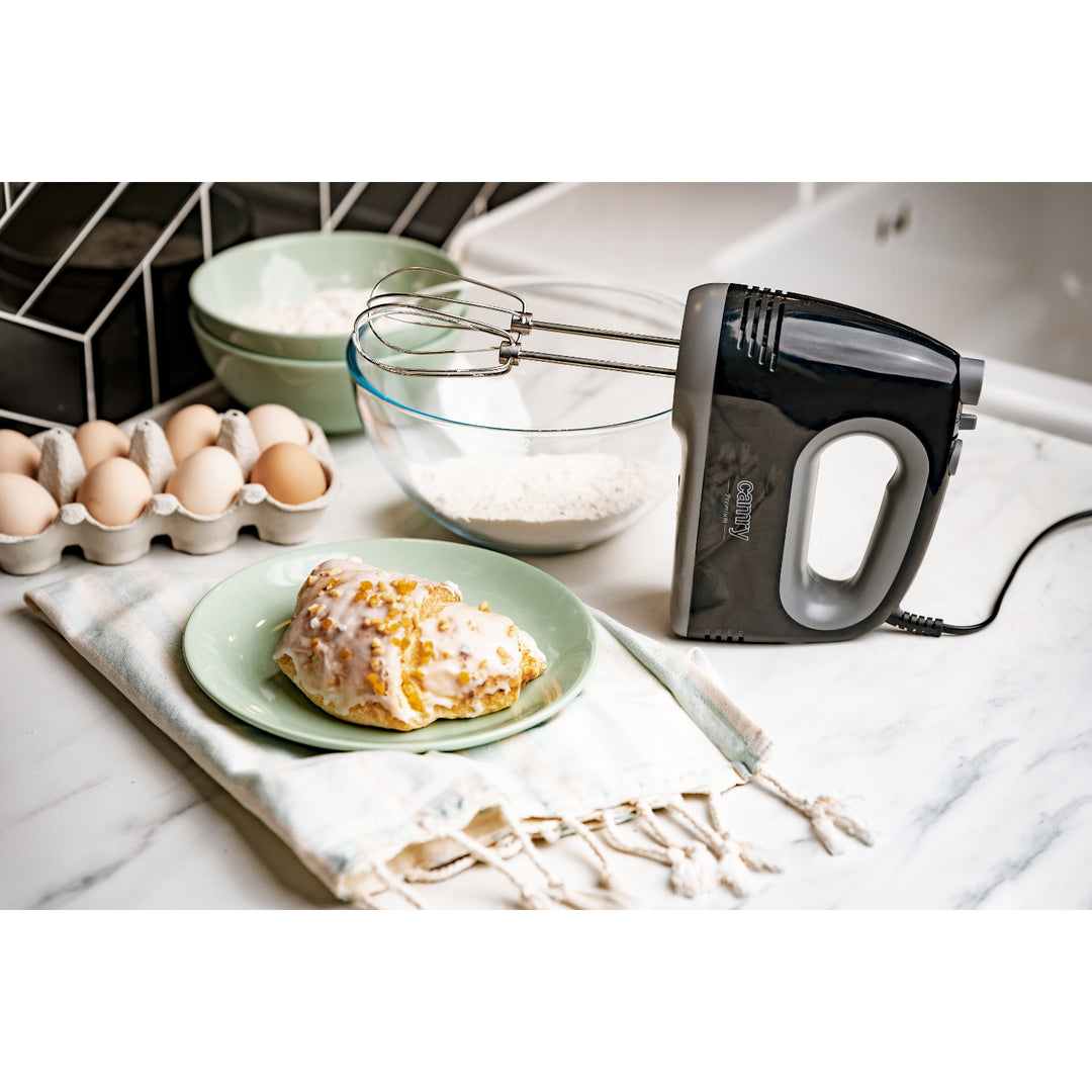 Batidora de cocina Camry, 5 velocidades, 750 W, negra, CR 4220b