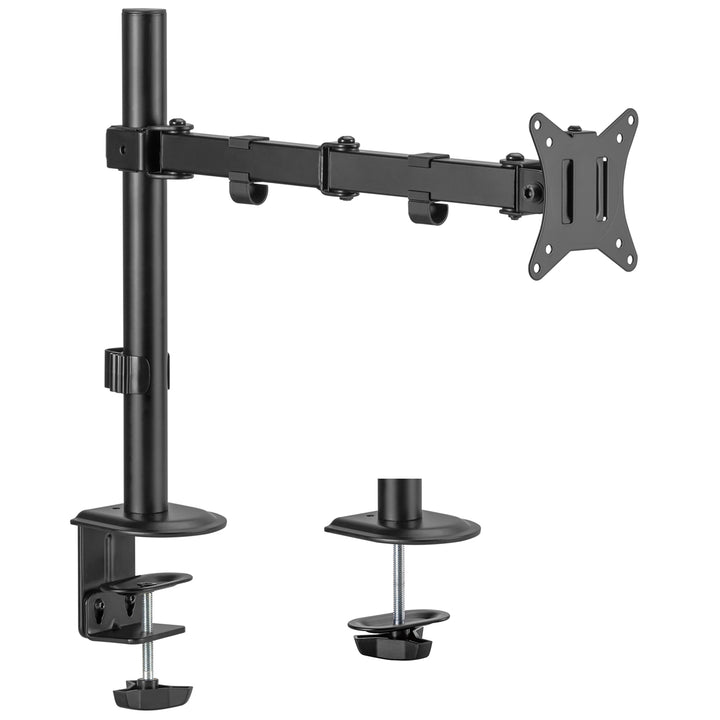 Maclean bureausteun voor LCD-monitor, 17-32", 9kg, VESA 75x75 en 100x100 dubbele arm, MC-753N