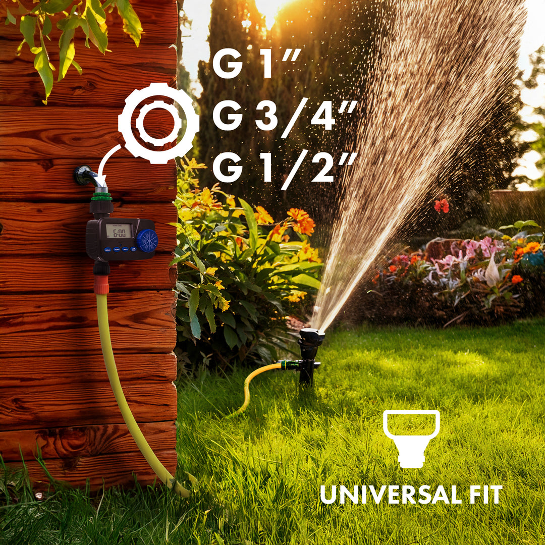 GreenBlue electronic irrigation controller, programmer, 2x1.5V AA power supply, GB390