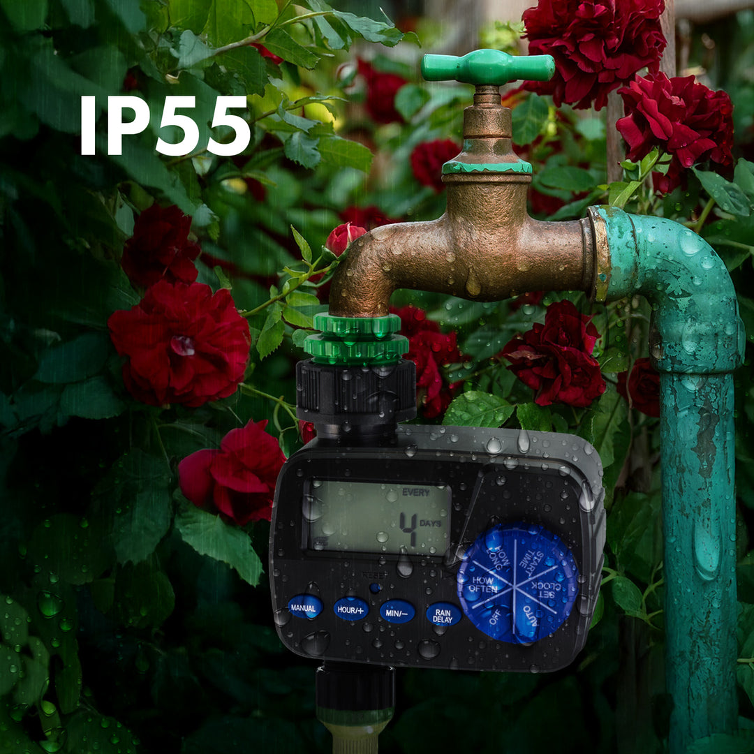 GreenBlue electronic irrigation controller, programmer, 2x1.5V AA power supply, GB390