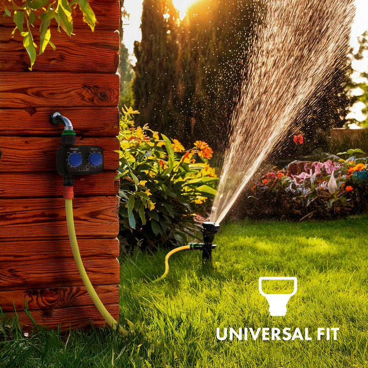 Controlador de riego electrónico GreenBlue, programador, fuente de alimentación 2x 1,5V AA, GB391