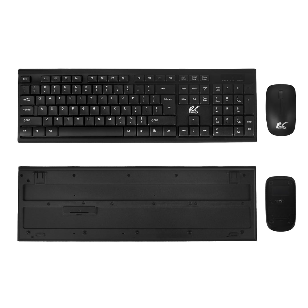 Kabellose Tastatur + Maus COMBO NanoRS, RS580 für Remote Worker, Gamer