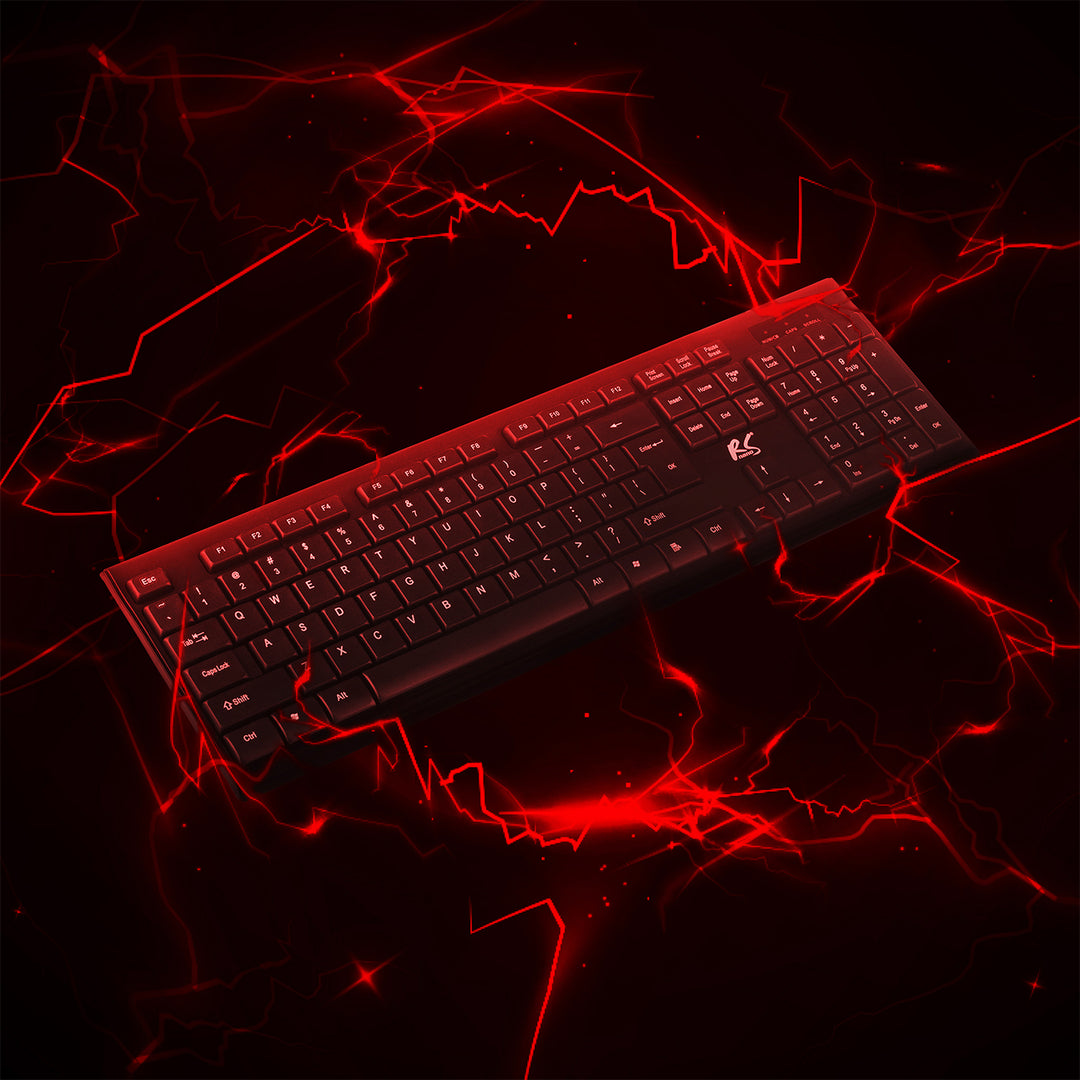 Kabellose Tastatur + Maus COMBO NanoRS, RS580 für Remote Worker, Gamer