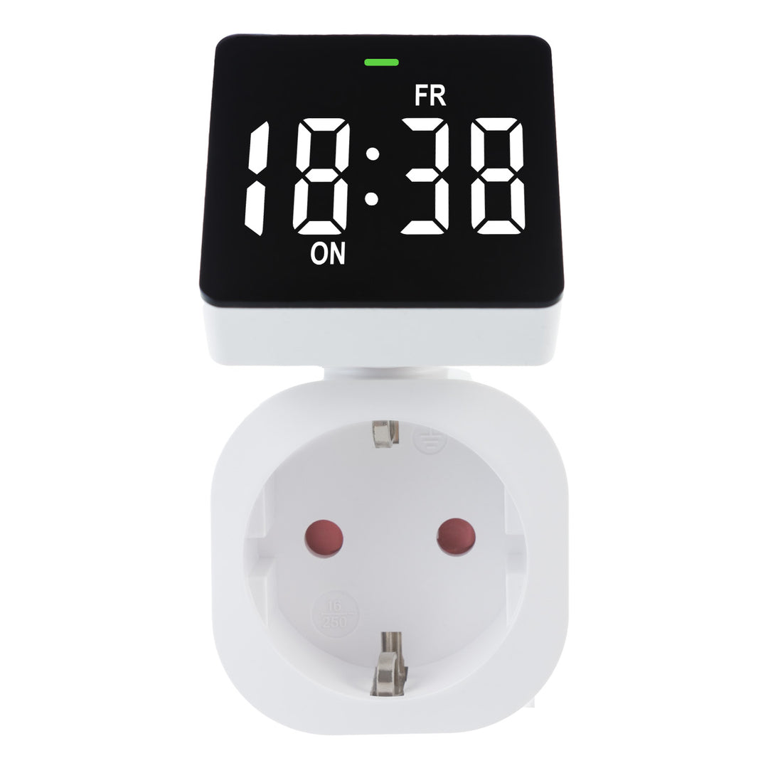 GreenBlue time switch - digital timer, 16A max load, IP20, GB610 F