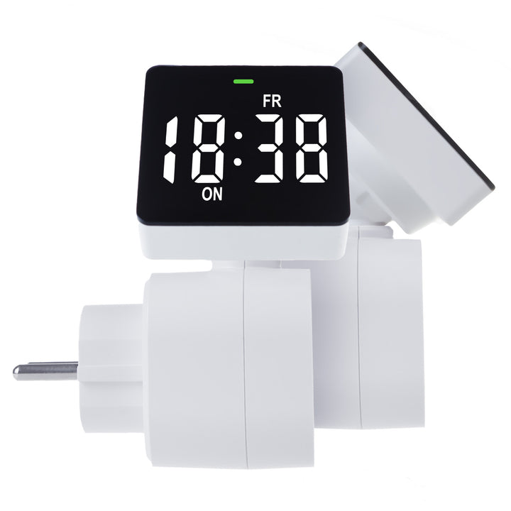 GreenBlue time switch - digital timer, 16A max load, IP20, GB610 F