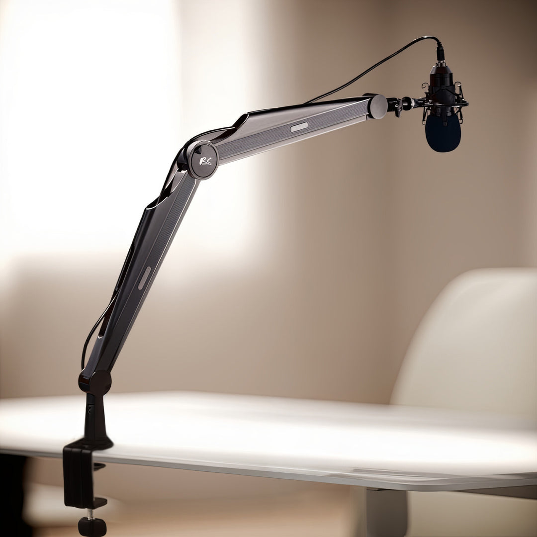 Microphone holder 3/8" and 5/8" NanoRS, 1kg max, RS422