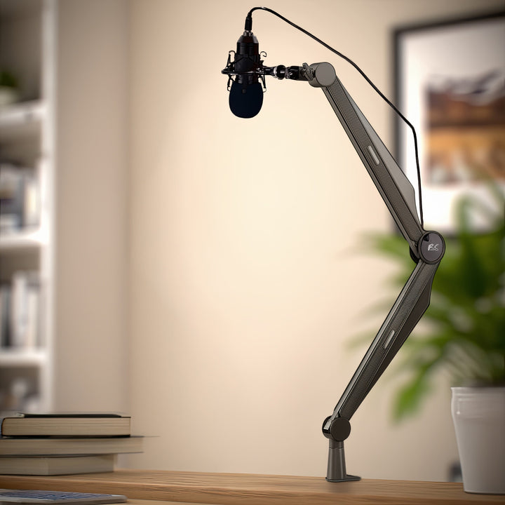 Microphone holder 3/8" and 5/8" NanoRS, 1kg max, RS422