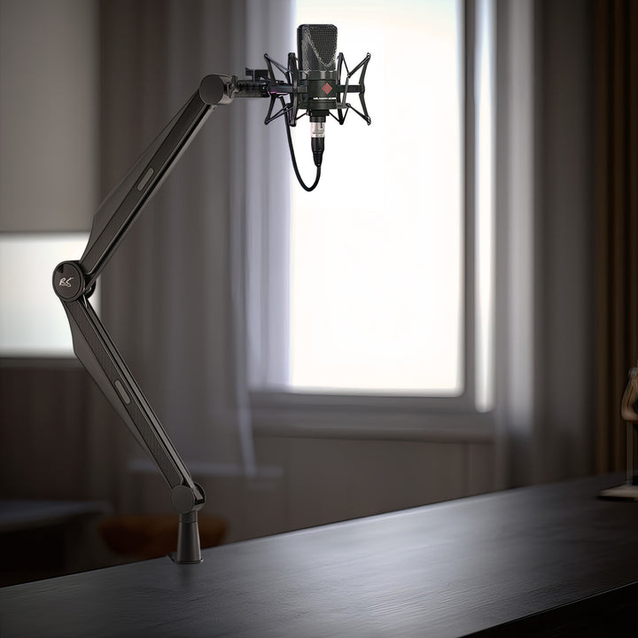 Microphone holder 3/8" and 5/8" NanoRS, 1kg max, RS422