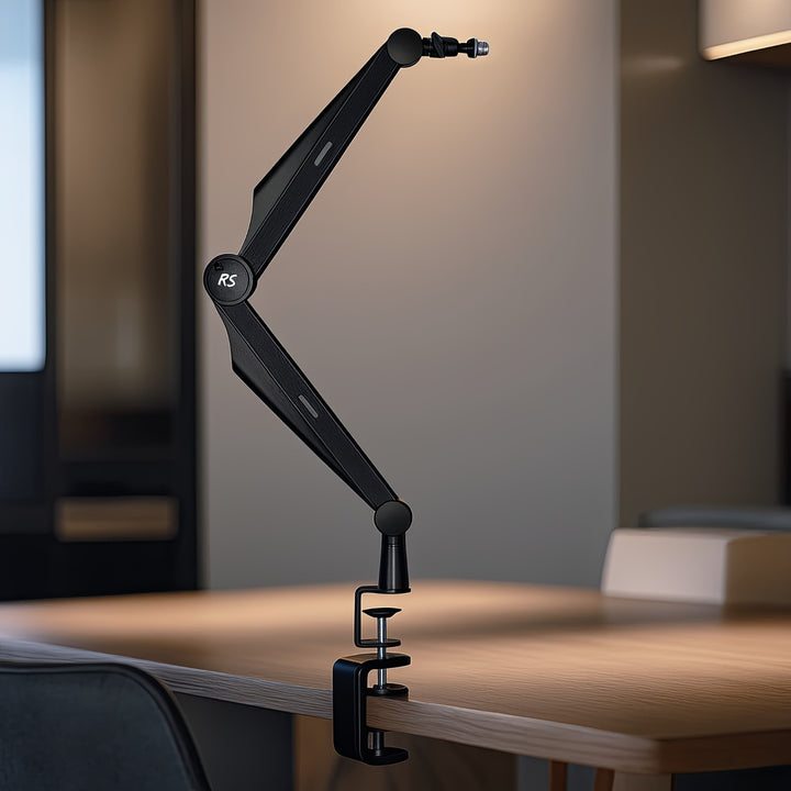 Microphone holder 3/8" and 5/8" NanoRS, 1kg max, RS422