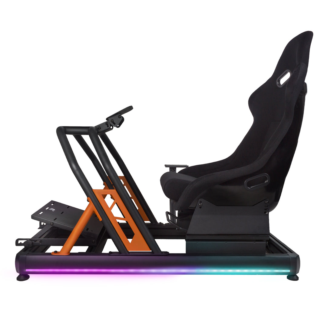 NanoRS Rennsimulator Cockpit mit Sitz, max 120kg, RS423