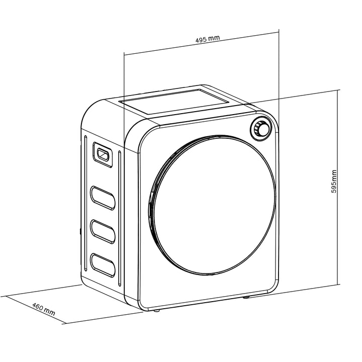 GreenBlue  GB410 Sèche-linge électrique ventilé 3kg