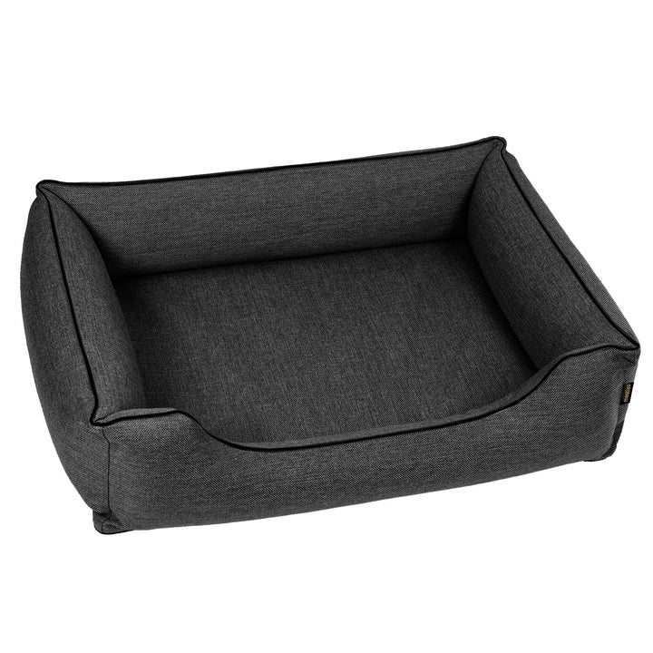 Tierbett Mestizo-Lager, 80x60 cm, dunkelgrau mit schwarzer Umrandung, SMTF-STE-B-2