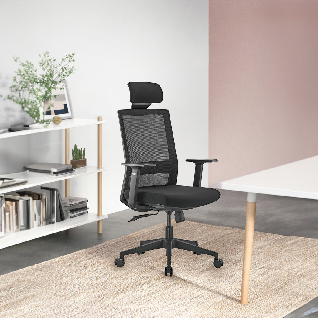 Ergo Office premium ergonomic high back office chair, max 150kg, ER-425