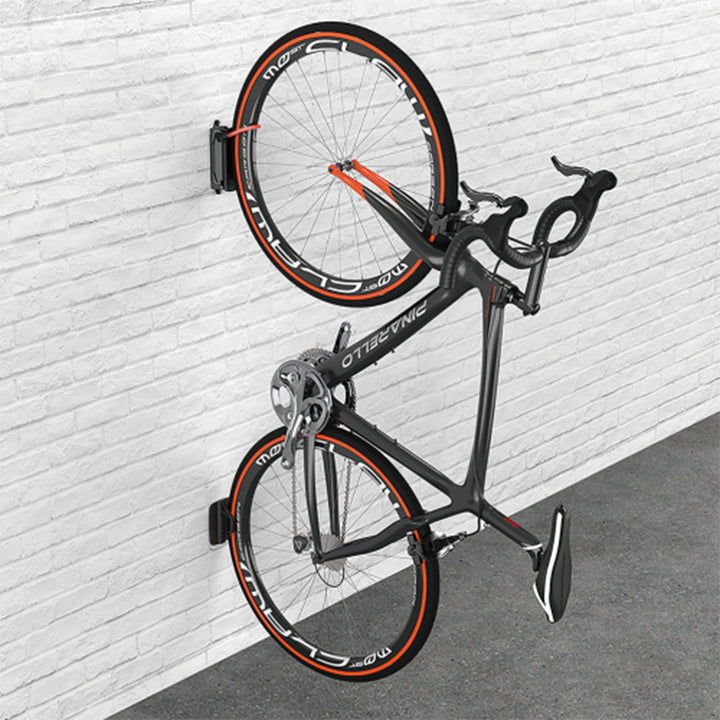 Maclean MC-998 Aparcabicicletas de Pared, Soporte para Bicicletas Vertical máx. 30 kg