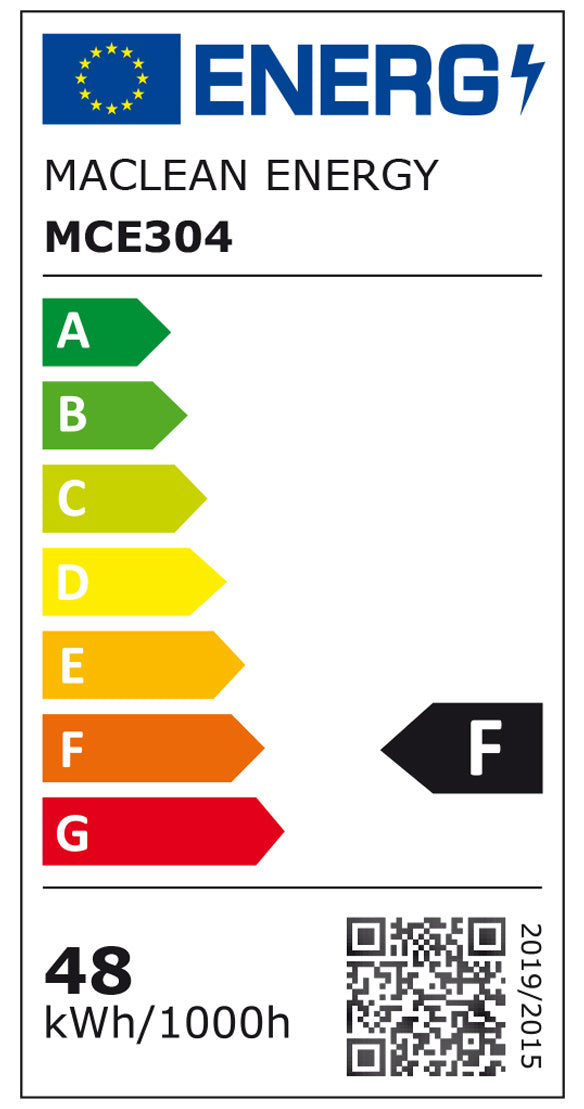 4x Maclean LED-Glühbirne, E27, 48W, 220-240V AC, Neutralweiß, 4000K, 5040lm, MCE304 NW