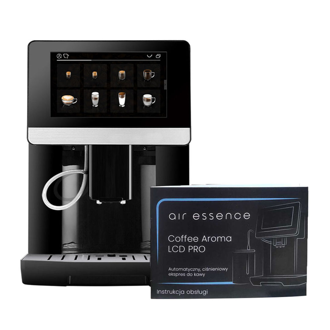 Air Essence Coffee Aroma LCD PRO machine à espresso automatique avec écran tactile, 19 bars