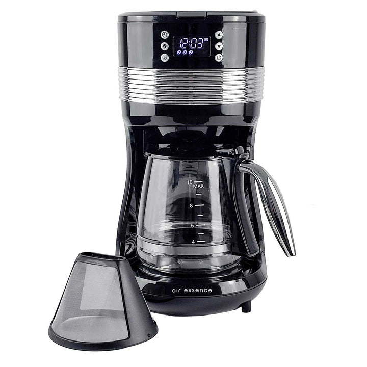 Air Essence, 1,4 L, schwarz, Aroma Overflow Kaffeemaschine