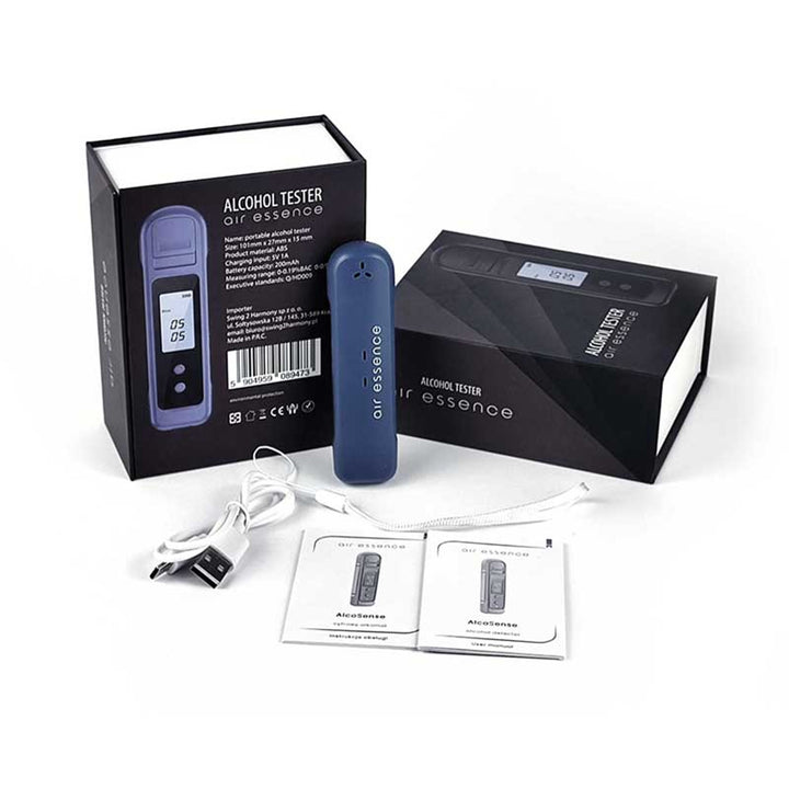 Air Essence AlcoSense Digital Breathalyzer, a Mouthless, Portable Sobriety Tester